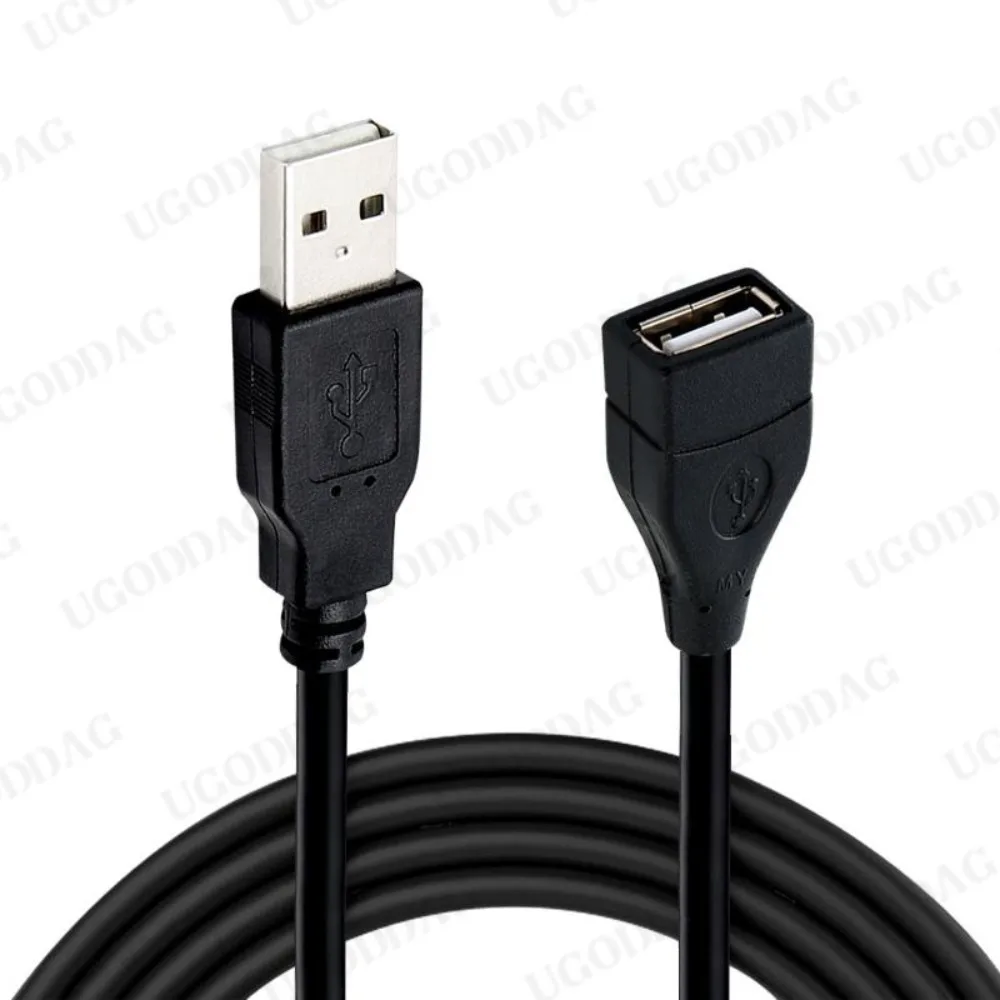 0.6/1.0/1.5m USB 2.0 Cable Extension Charging Cable Wire Data Transmission Line Data Extension Cable for Display Projector