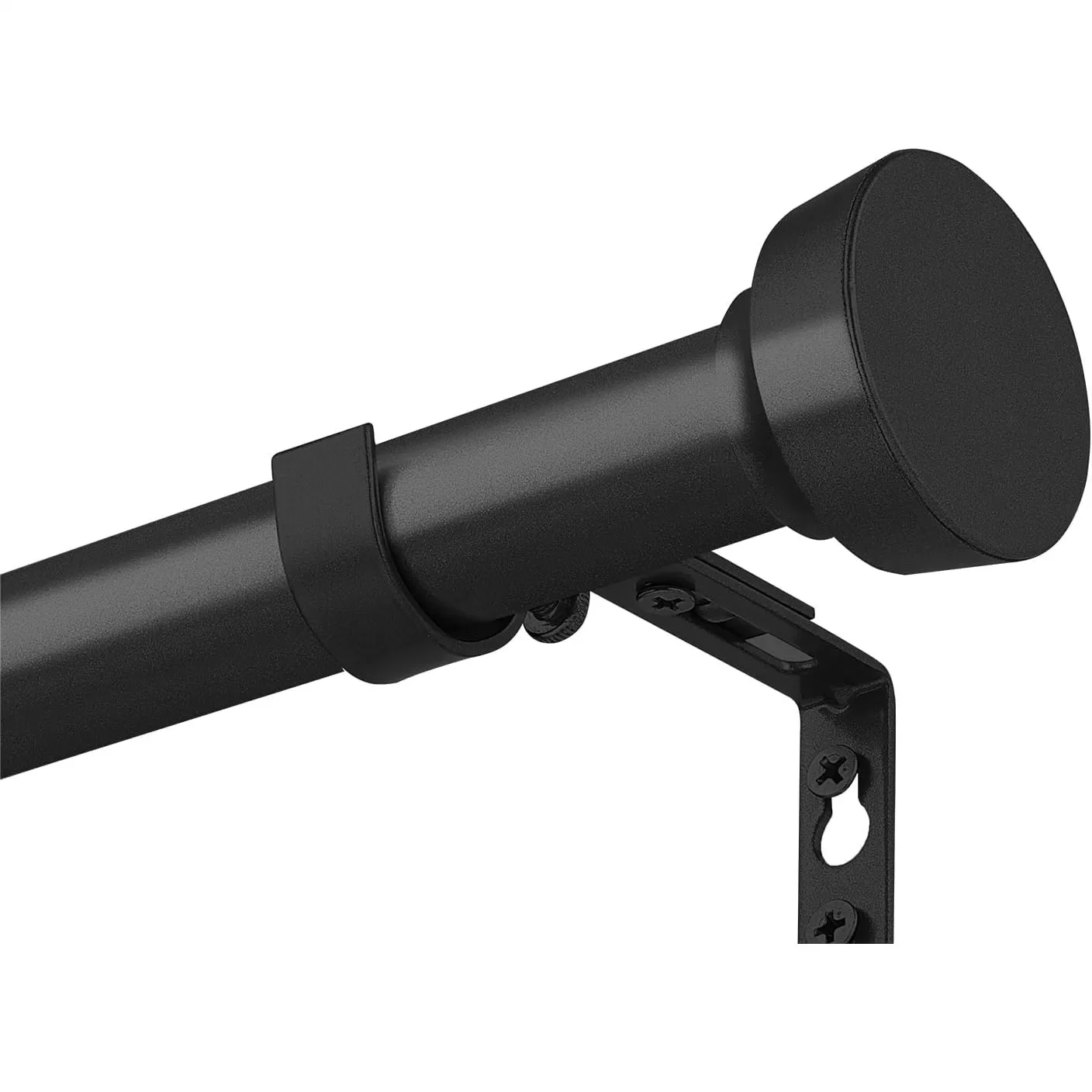 

Rustic Curtain Rod for Windows 168-240 Inches, Industrial Blackout Wrap Around, Heavy Duty Up to 30 lbs, Easy Install