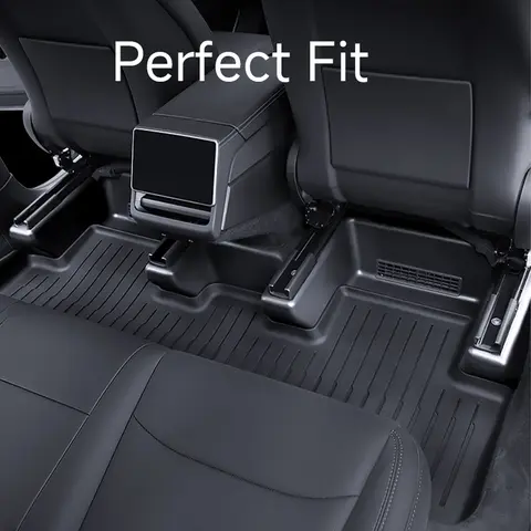 테슬라 신형 모델 Y 주니퍼 2025 액세서리 TPE 시트 아래 코너 가드 발차기 방지 먼지 방지 패드 (테슬라 모델 Y 주니퍼 용)