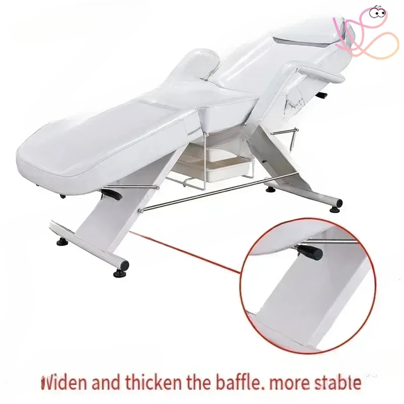 Facial Chair, Tattoo Chair Massage Bed Salon Bed with Hydraulic Stool for Professional Massage Facial Lash Beauty Treatment Spa