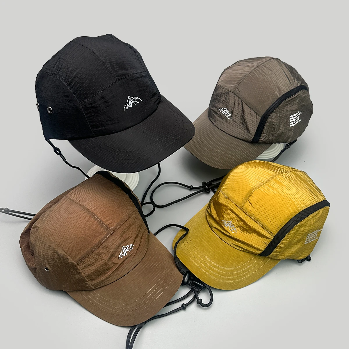 

Retro Japanese Quick Drying Patch Letter Baseball Hats New Unisex Sunshade Windproof Rope Breathable Versatile ins Peaked Caps