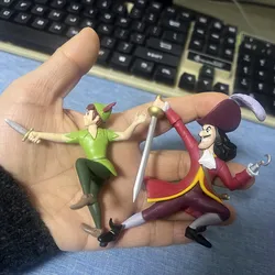 1-2Pieces/lot 7cm 10cm 12cm Disney's Peter Pan, Captain Peter Pan, Collected Ornaments