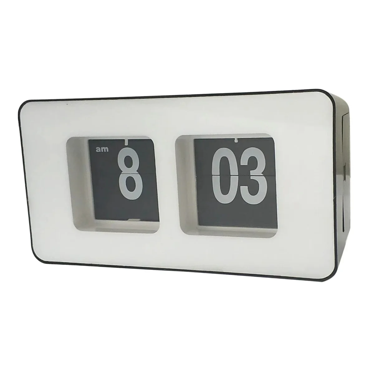 

NEW Automatic Page Turning Clock Digital Desk Clock Battery Powered Large Display for Home Bedroom Desk Decoration A