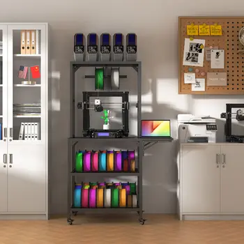 Stojan pro 3D tiskárnu, Odolný stolní stojan pro 3D tiskárnu s úložným stojanem na filament, Držák cívek ve tvaru T s kolečky, 3D tisk 8 nejlepší prodej 3D tiskárna 500x500x500 - №6