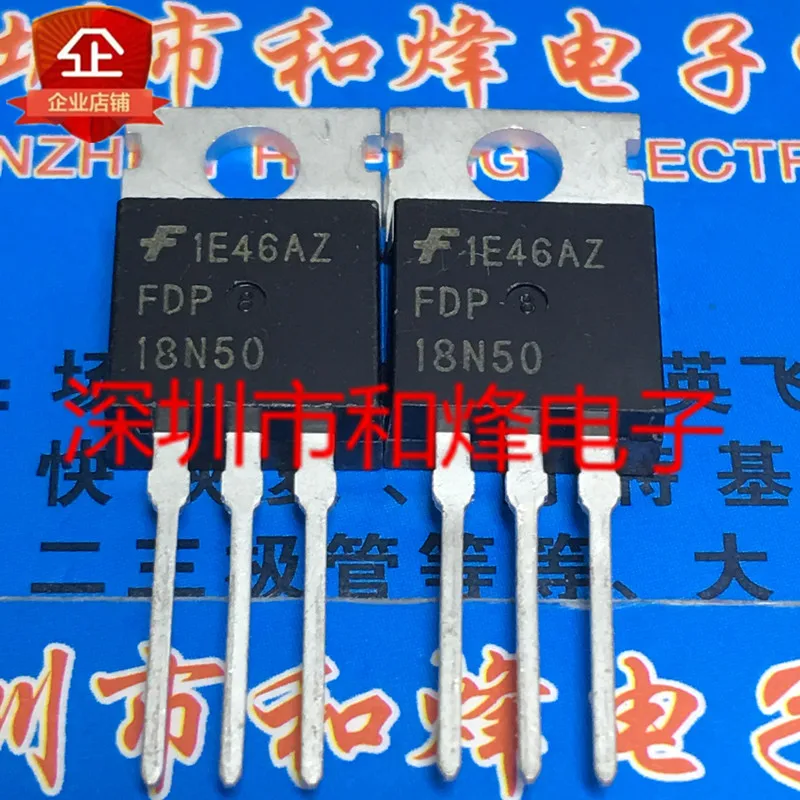 

30pcs original new FDP18N50 TO-220 500V 18A