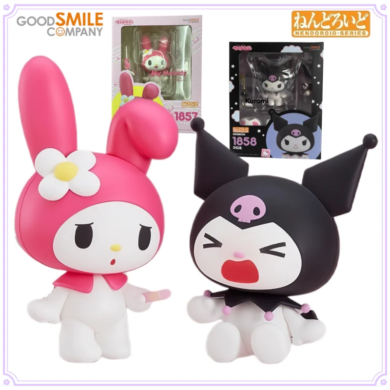 Oryginalna seria Nendoroid GSC Sanrio Melody ＆ Kuromi Wyprzedaż Anime Model do Składania Kolekcjonerskie Ozdoby Prezenty dla Chłopców