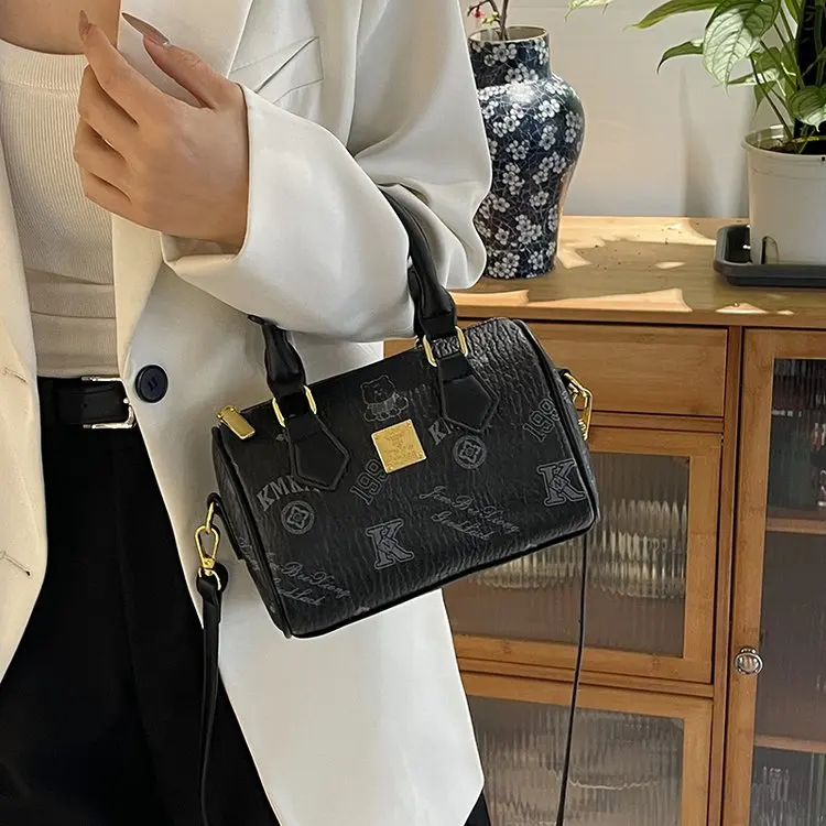 

2026 New Floral Print Puff Bag Casual Boho Chic Adjustable Strap Shoulder Crossbody Purse Stylish Versatile for Women