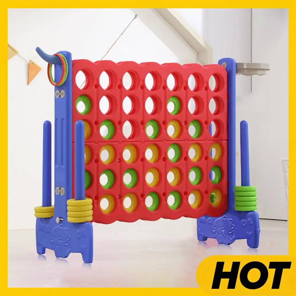 

Connect 4 Jumbo Game Set 34.65x33.07in Jumbo 4-to-Score Yard Game Giant 4 Connect in A Row Game for Indoor/ Outdoor Fun