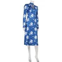 Printes Dresses For Women Fashion Sexy Streetwear Regular V-Neck Full Sleeves Bodycone Mid Vestidos Robes Female Casual Slim Fit - Image 5