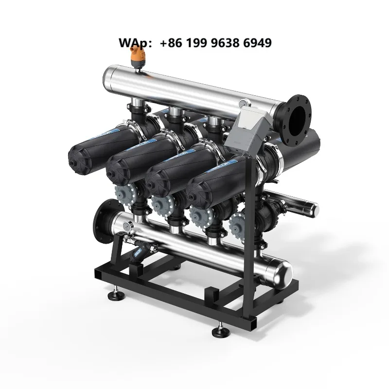 Automatic Self-Clean Water Backwash Filtration System for Agriculture Irrigation Stainless Steel Disc Filter 130 Micro/120 Mesh
