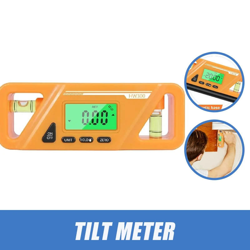 

High-precision Digital Tilt Meter Precise Resolution Real-time Angle Display Wall Ground Level Calibration Good Help Weapon