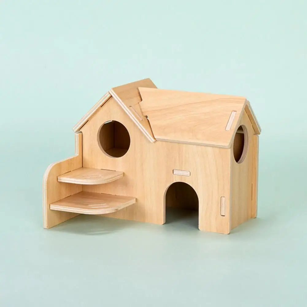 Wooden Hamster Play Villa 4