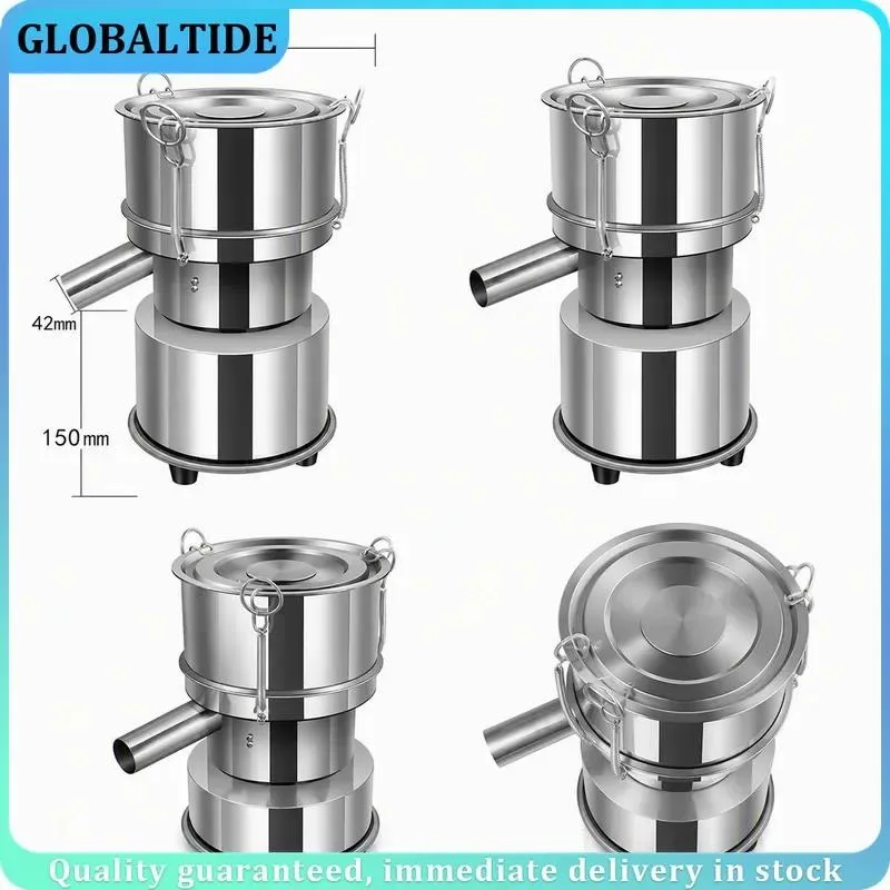 Mini Electric Vibrating Screen Powder Sieving Machine Lab Sieve Shaker 20CM Diameter Stainless Steel Mesh Sifter