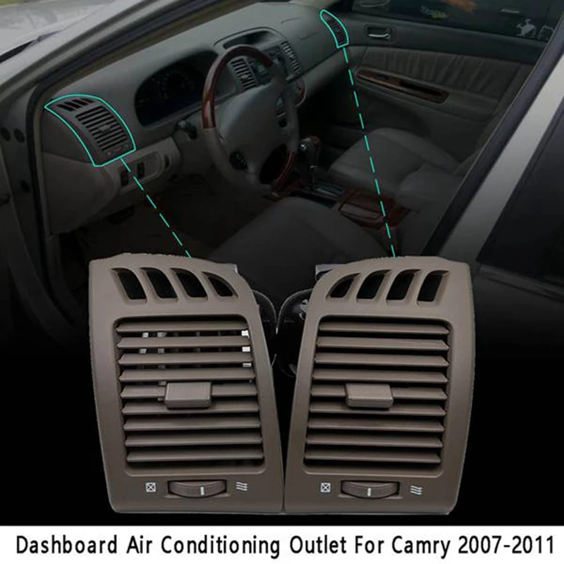 Front Left Right Air Conditioner Outlet Dashboard Air Outlet Accessories For Toyota Camry 2002-2005