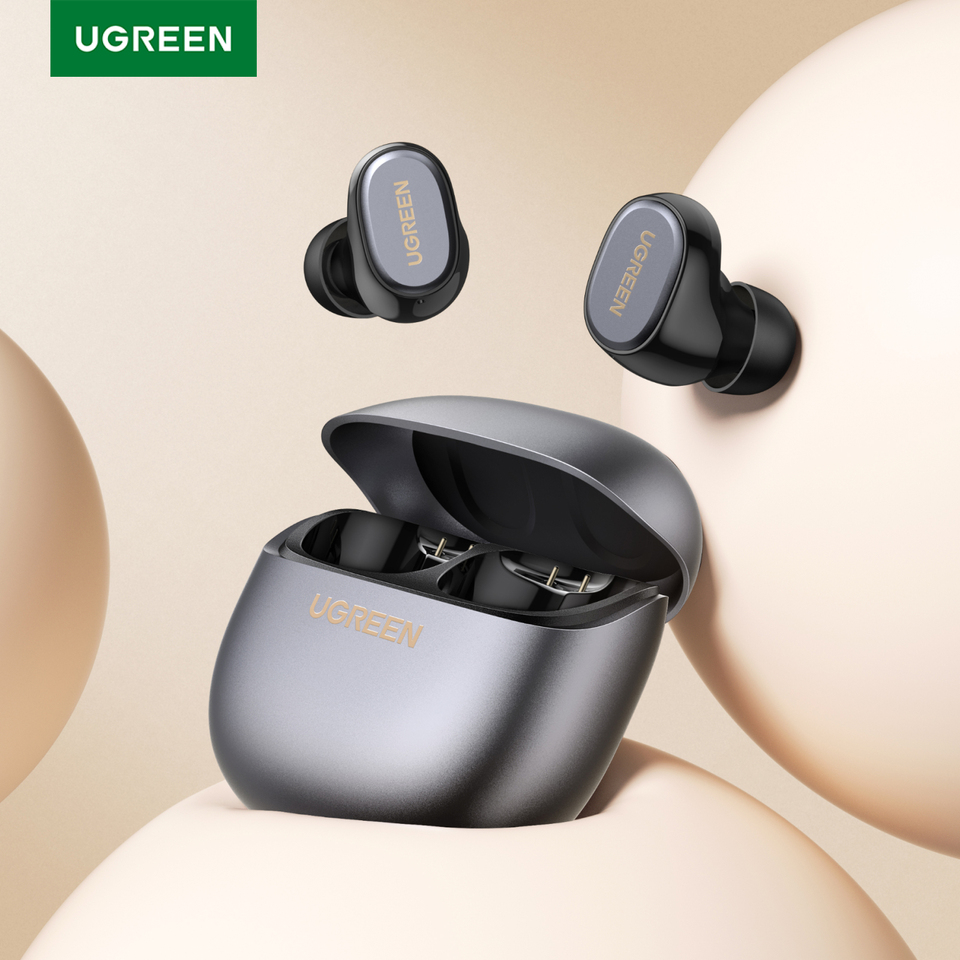  UGREEN Dots Wireless Earbuds Bluetooth 6.0 in Ear Buds Light Weight Headphones,Deep Bass Sound, 35H Play, Earphones With APP 