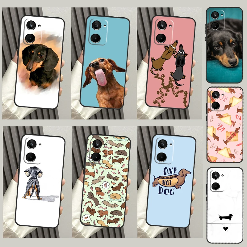 Dachshund Dog Case For Realme GT Neo 5 3 2T 3T Master C31 C35 C30 C11 C15 C25 C21Y 8 9 10 Pro Plus Coque