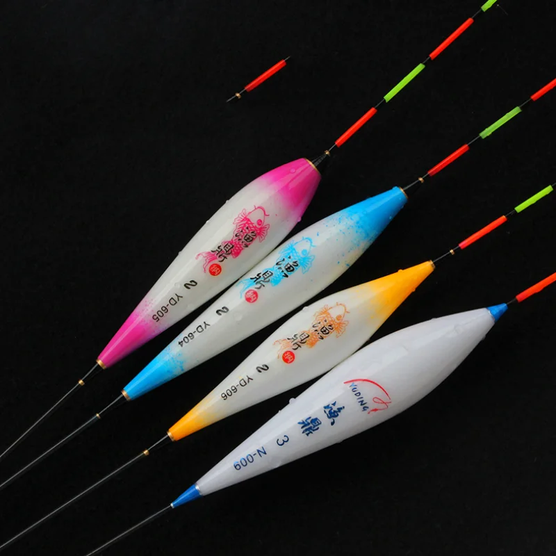Smart Fish Bite Alarm Electronic Luminous Float Nano Bold Eye-cattura miopia Float pesca selvaggia crocian Carp Vertical Buoy Hook