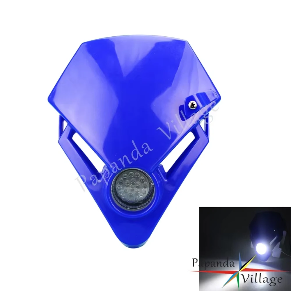 For Gas Gas Trial GP 280 250 300 125 XT TXE TXT Kawasaki Yamaha GSX ZXR CBR CBF Motocross Dual Sports LED Mini Headlight Fairing