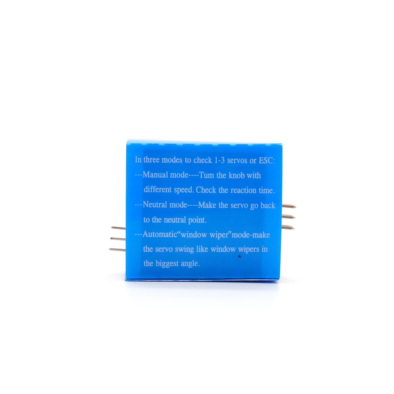 RC Model Helicopter Car Parts Multi ESC Servo Tester RC 3CH Digital Consistency Checker Adjustment Steering Gear CCPM 4.8-6V