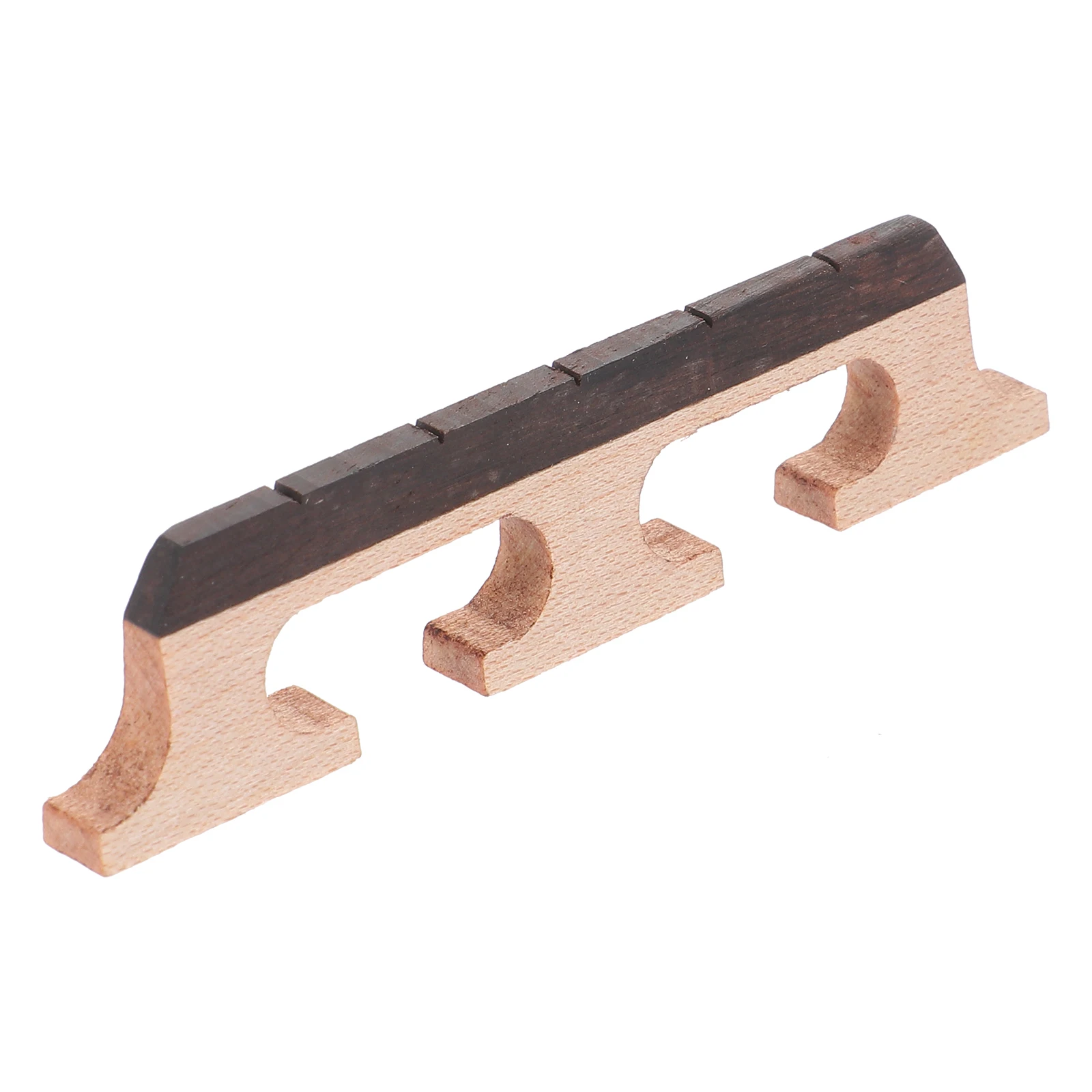 

String Banjo Bridge Maple Durable Exquisite Workmanship Clear Tone Transfer Stable Base 5 Card Slots