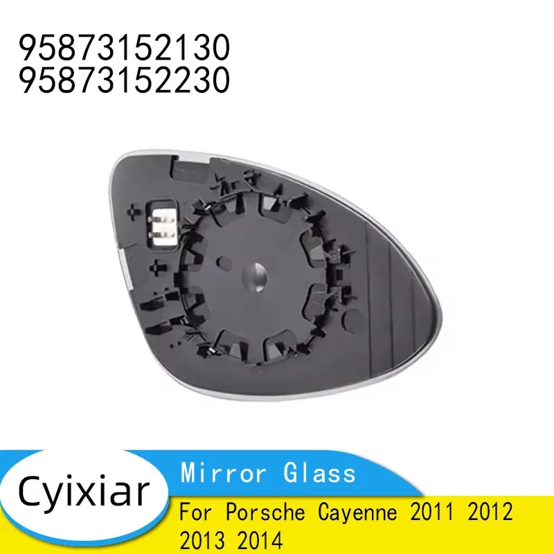 

Левое и правое зеркало с подогревом, стекло, белое зеркало заднего вида для Porsche Cayenne 2011 2012 2013 2014 95873152130 95873152230