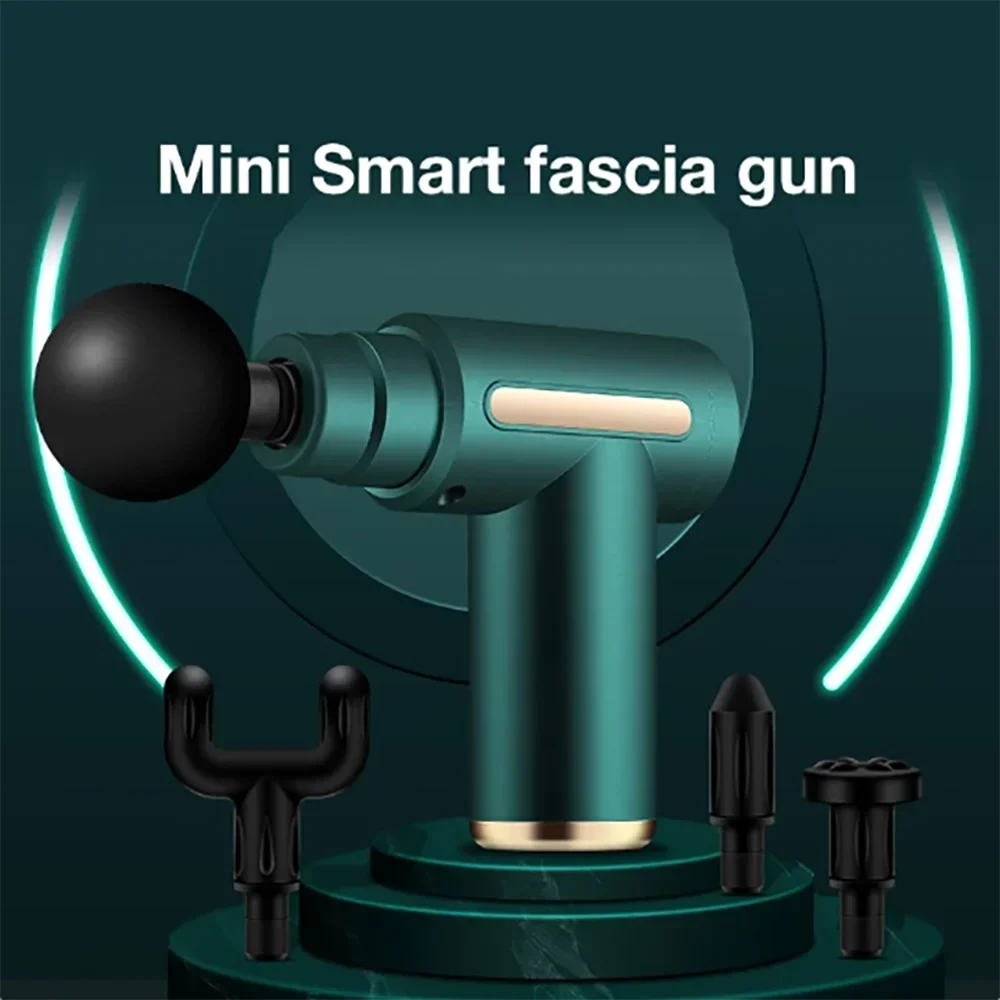 Multifunctional Fascia Gun for Body Fitness and Recovery - Home LCD Screen Electric Massager for Sports Muscle Relaxation