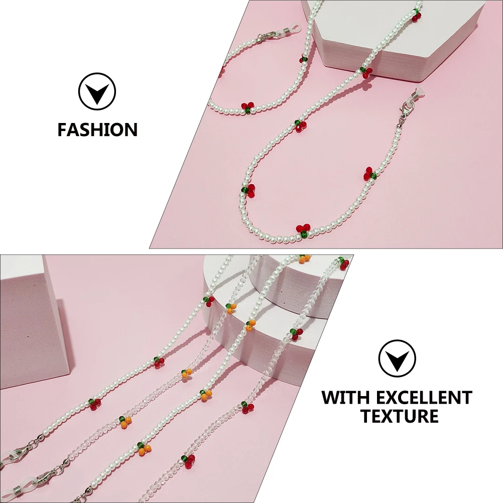 

Cherry Mask Chain Glasses Strap Multifunction Straps Eyeglass Anti Lost Lanyard Portable Plastic