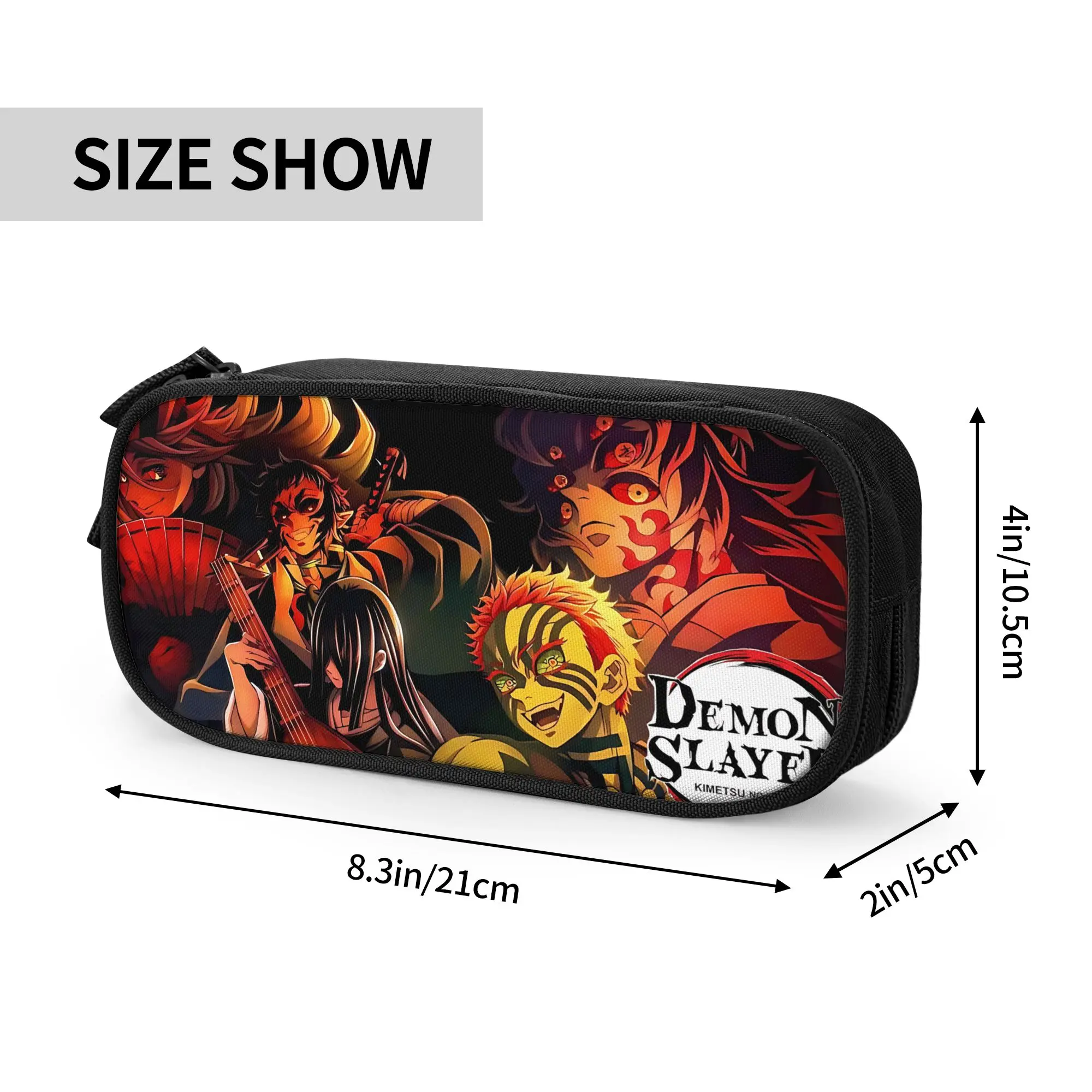 Custom Demon Slayer Large Capacity Bags for Child  Handheld Study Bag for Boys Gilrs Kids