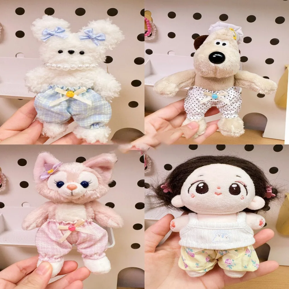 Vários estilos 10-15cm bonecas shorts artesanais substituição mini calças diy bonecas roupas conjunta