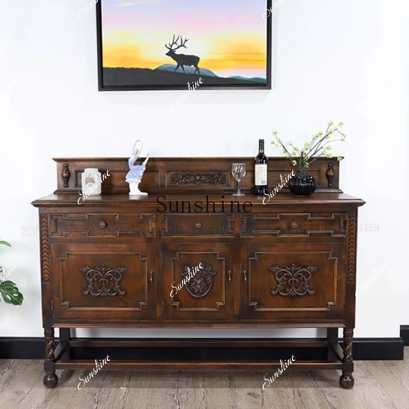 The Republic of China retro dining side decoration locker American country nostalgic B & B club  FT