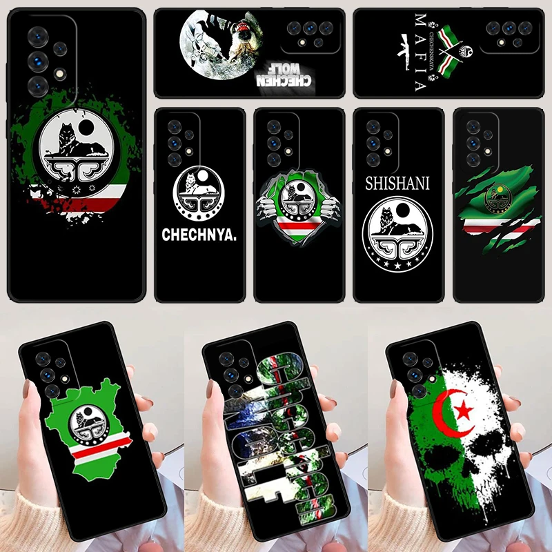 

Чеченый волчий флаг для Samsung Galaxy A52 A72 A73 A20e A21S A50 A70 A11 A12 A42 A31 A40 A51 A71 A32 A80 A91, чехол для телефона