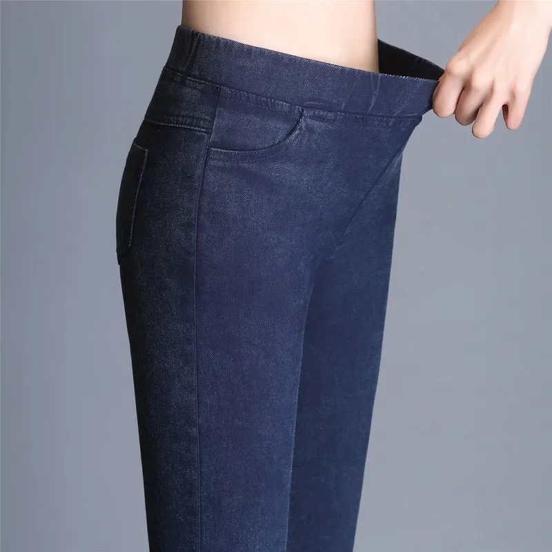 Clothes S-6XL Trousers For Women Winter high waist skinny slim Womens Pants Female Stretch Pencil Pant Pantalon Femme Z288