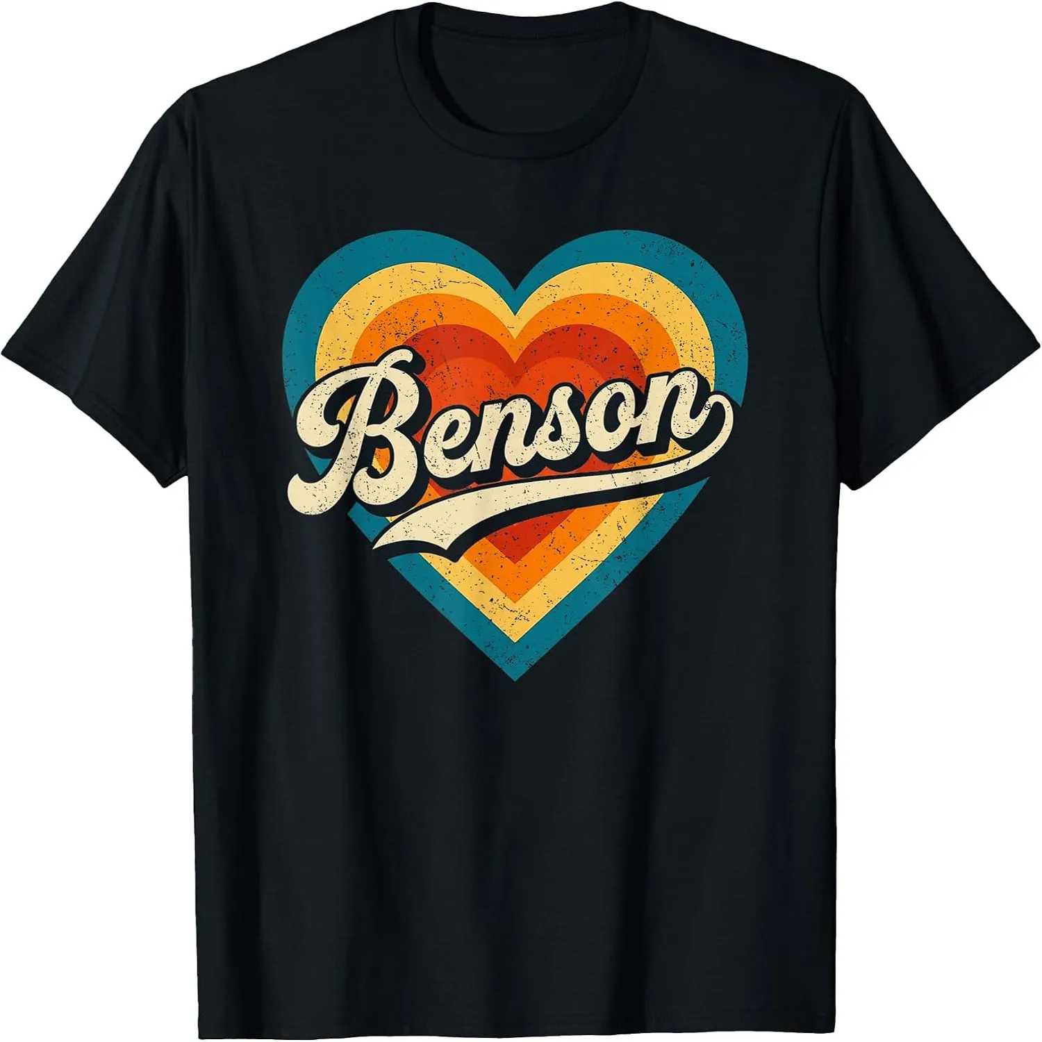 Retro Benson Heart Vintage Men Women Kid Girl T-Shirt