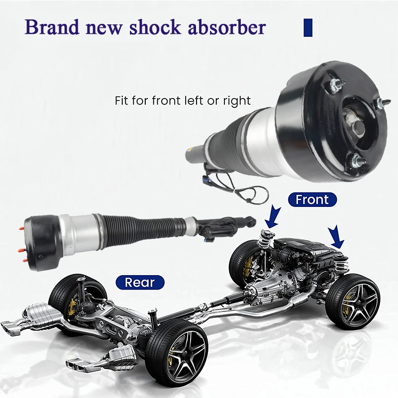 W221 Front Rear Air Suspension Struts Shock 18 Months Warranty 2007-2012 Shock Absorber 2213204913 2213205513 2213205613