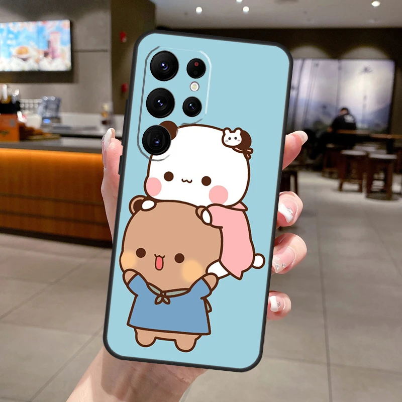 Cute BuBu DuDu Cover For Samsung Galaxy S22 S23 Ultra Note 20 S8 S9 S10 Note 10 Plus S21 S20 FE Back Case