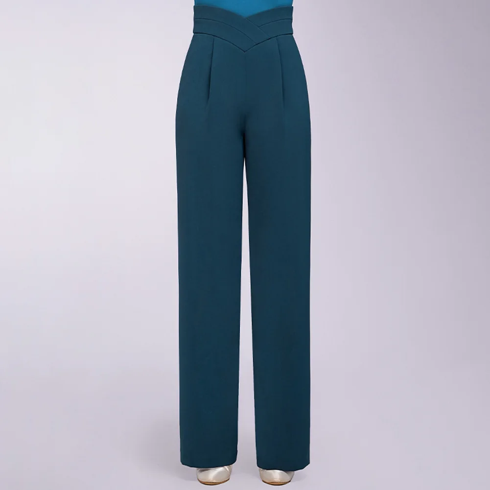 نمط جديد السراويل اللاتينية الرقص السراويل الرياضية السراويل الخامس على شكل واسعة الحواف الدنيم المرأة السامبا التخسيس السراويل المستقيمة #3