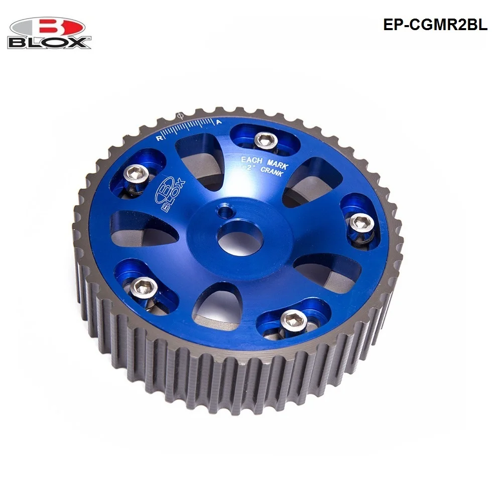 For Toyota Celica / MR2 / 3S-GTE Adjustable 2 Piece Aluminium Camshaft Cam Gear 2Pcs Blue EP-CGMR2BL