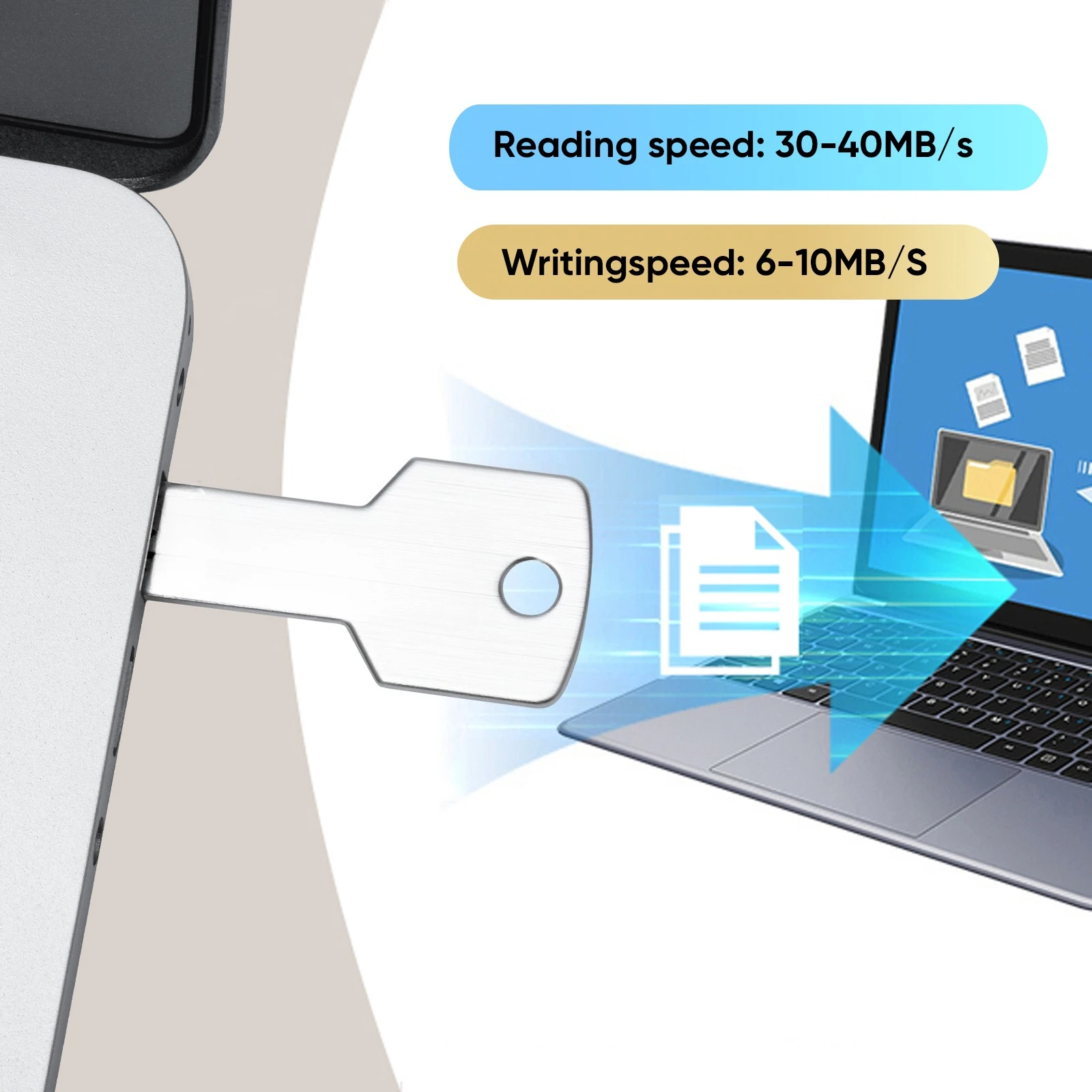 JASTER USB-Flash-Laufwerk aus Metall, 128 GB Tasten-Speicherstick, 64 GB, kreatives Geschenk, 32 GB, schwarze U-Disk, 16 GB externer Speicher, 8 GB, 4 GB