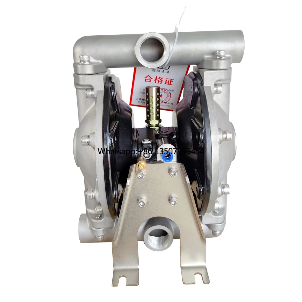 KY261-210SJJP Rubber Diaphragm Pump Manufacturers SS316L Corrosion Resistant Pump Body Powered by Compressed air
