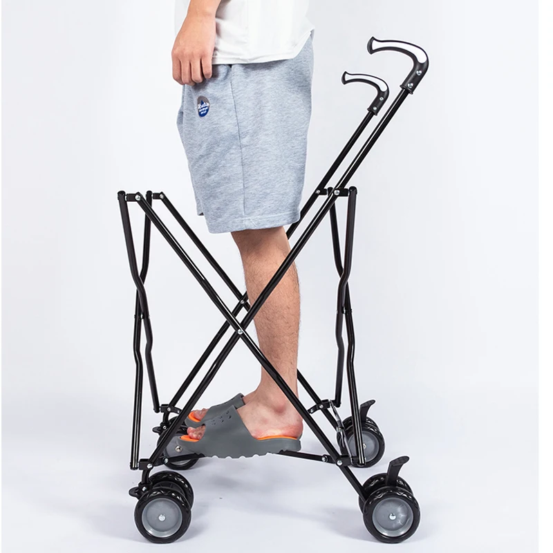 Carrito camping plegable con ruedas 360° resistente - imagen 3