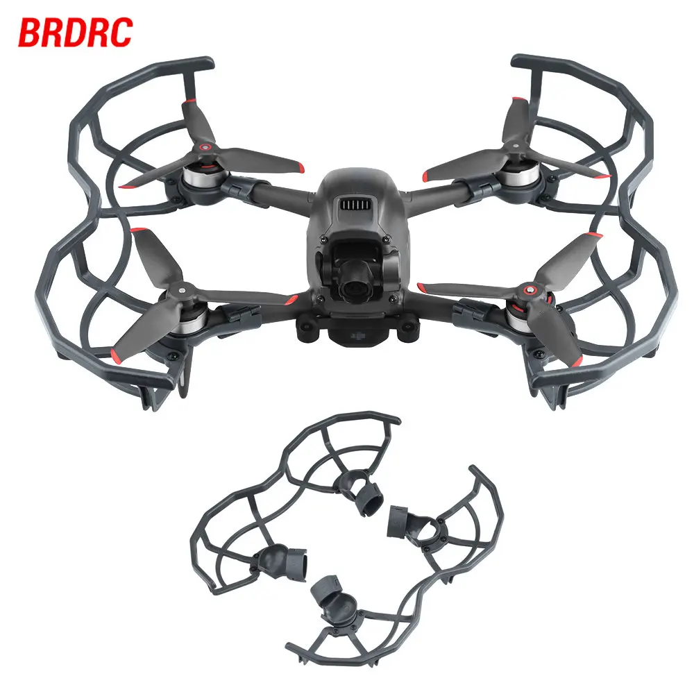 

Защита пропеллера BRDRC для комбинированного дрона DJI FPV, полностью закрытая защита пропеллера 5328S, реквизит, крышка вентилятора на крыле для аксессуаров FPV