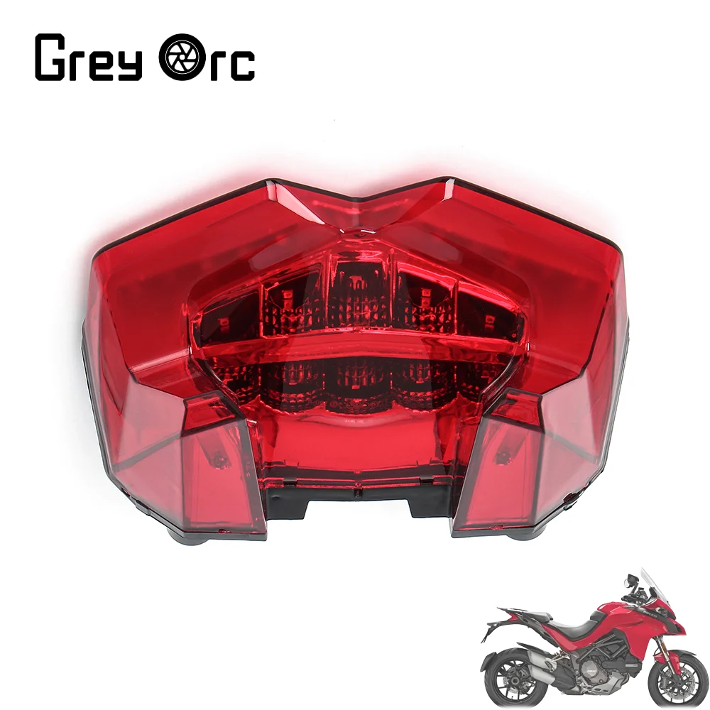 

LED Brake Tail Light Rear Stop Indicator Lamp Turn Signal Taillight For Ducati V2 V2S MTS950 Multistrada 1200 1260