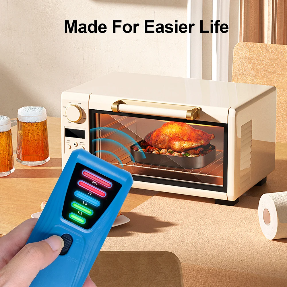 Handheld EMF Gauss Meter Electromagnetic Radiation Tester Electric Magnetic Field Radiation Detector 5-LED indicator