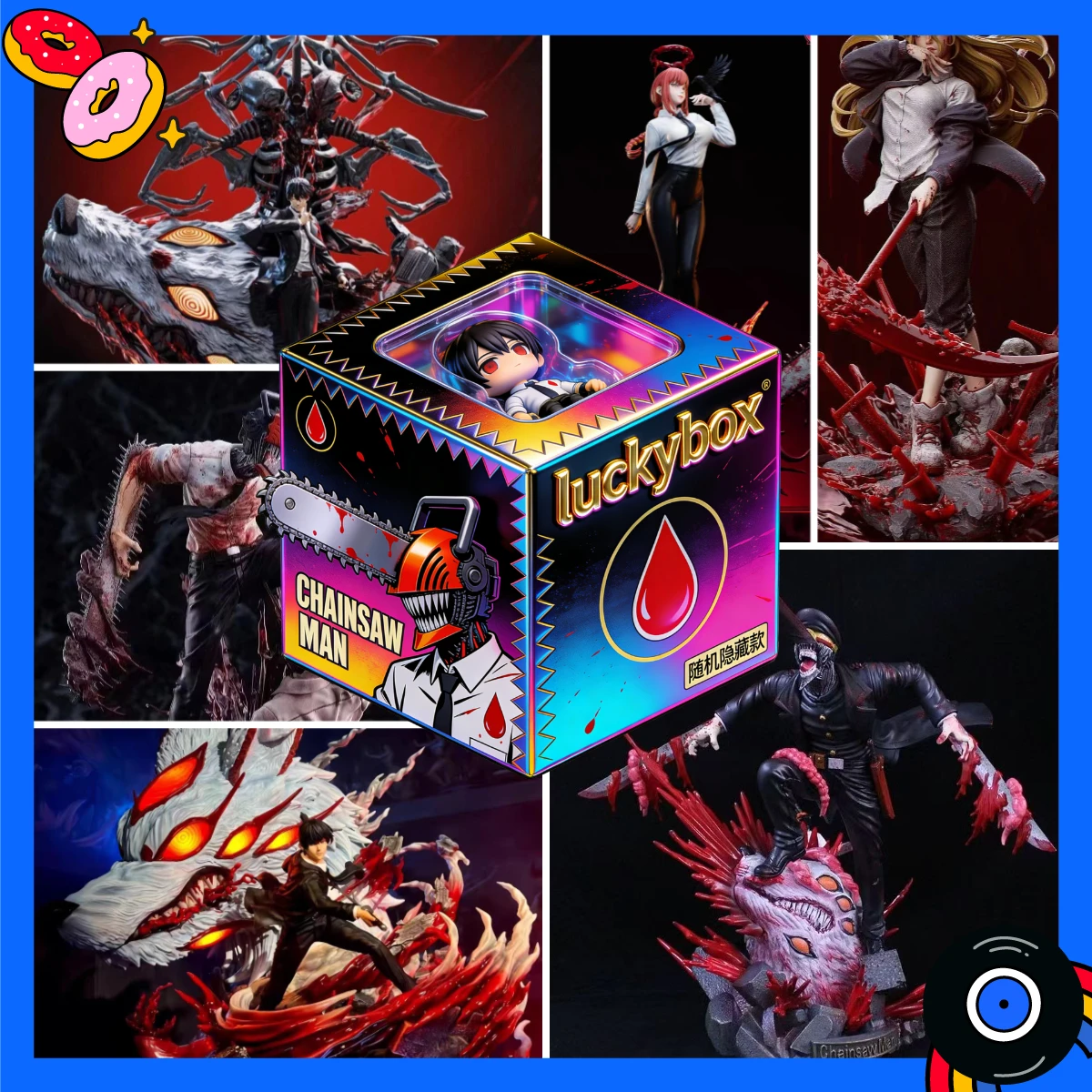 

Коллекционная фигурка-сюрприз Chainsaw Man – подарок для любителей аниме с популярными персонажами из Chainsaw Man