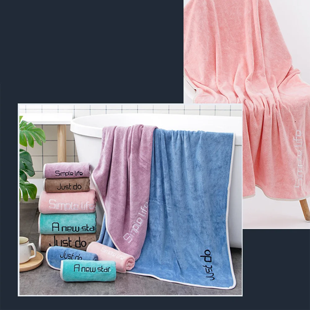 

1Pcs Bath Towel Quick Dry Large 140x70cm Absorbent Soft Lightweight for Home Spa Swimming Quick Dry Bathing Towel