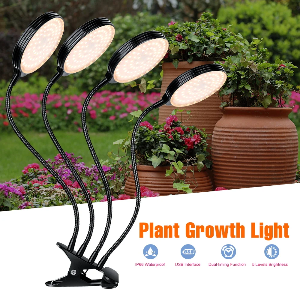 

USB Grow Light LED Plant Light Bulb 5V Greenhouse Grow Lamp 15W 30W 45W 60W Indoor Tent Flowers Hydroponic Plant Growth System