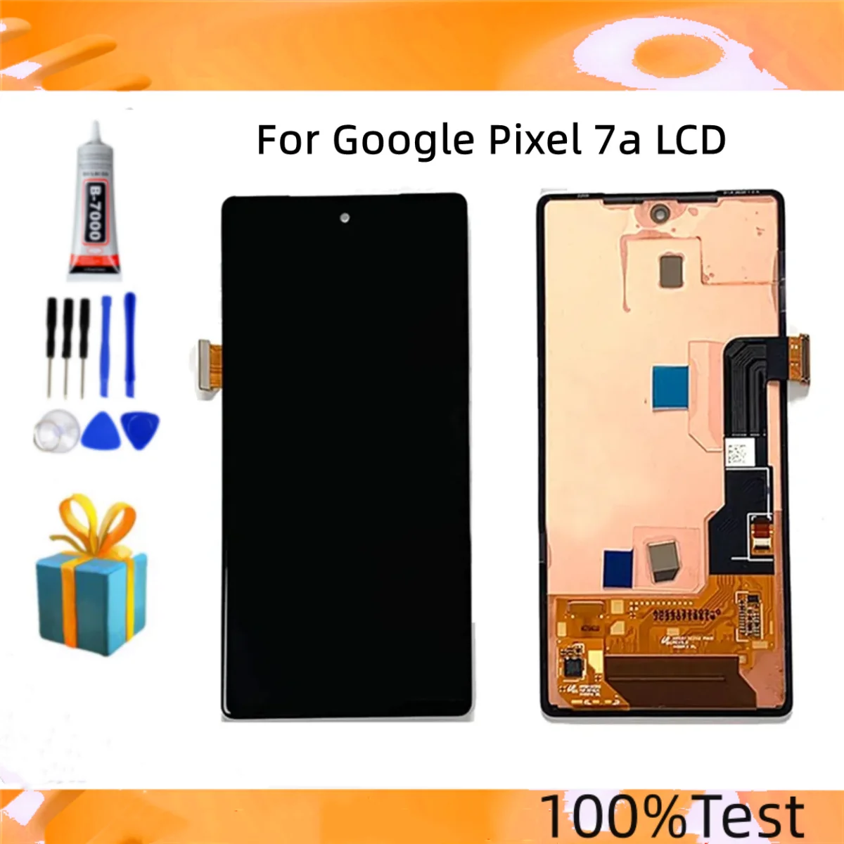 Original For Google Pixel 7a LCD Display Touch Screen Digitizer Assembly For google pixel 7a GWKK3, GHL1X, G0DZQ, G82U8 LCD