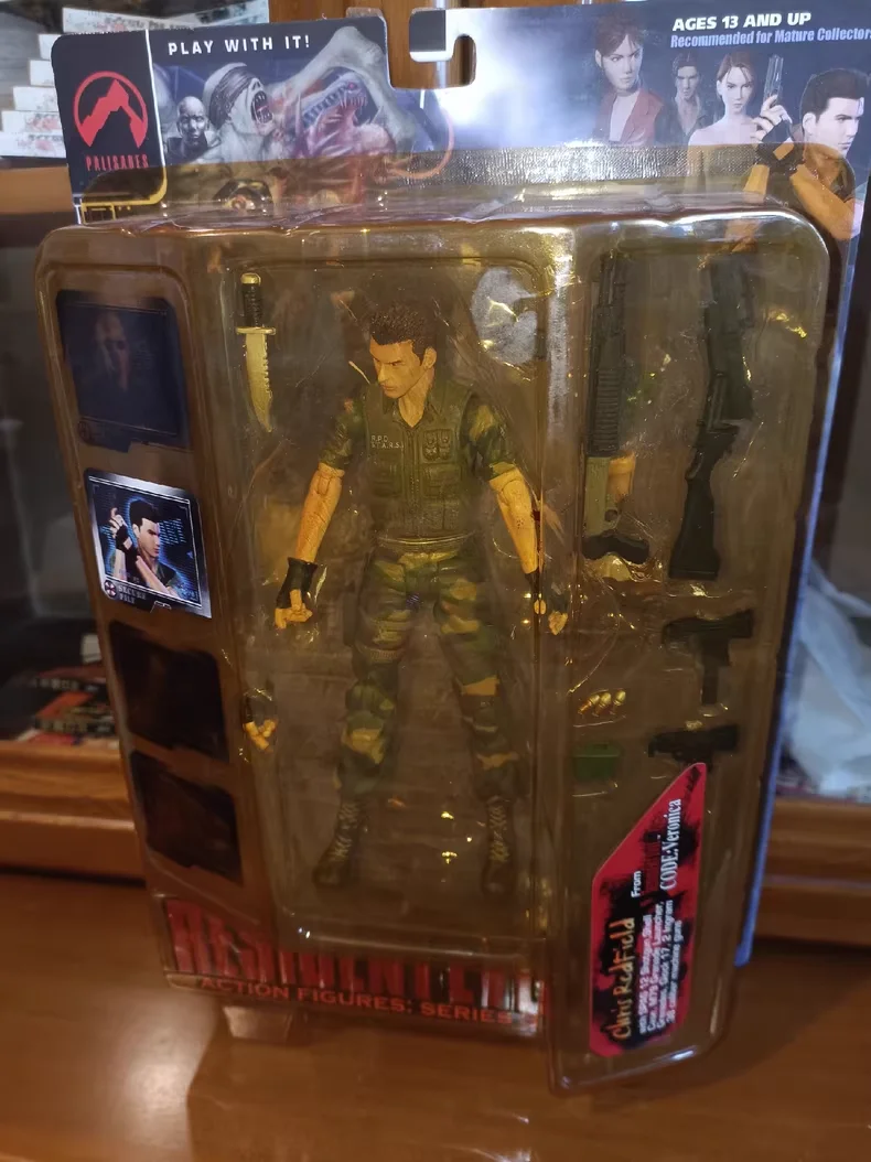 パリセイズ バイオハザード クリス カモフラージュ限定版 & クレア - コード：ベロニカ アクションフィギュア、プレミアムコレクタブルトイ