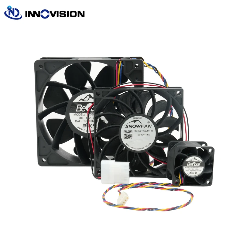 40x40x28mm 92x92x25mm 12038 Axial Flow Fan  12v Dc Dual balling Cooler Fan Server Chassis Cooling Fans