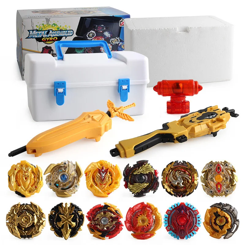 20 Burst Gyroscope Toolbox Sets With Bidirectional Transmitter For Combat Gyroscope Beyblade Spinning Toys Sale Top Spinner Toy